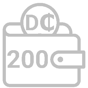 Pack 200 Dental Coins (1,75 € HT/D₵)