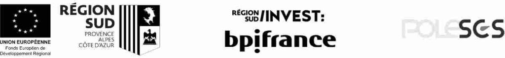 Ils nous soutiennent : RSI - FEDER - BPI France - Pole SCS